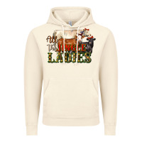Vintage Artic all the jingle ladies christmas cows Vintage Hoodie - LillyAllenDesigns