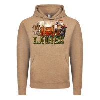 Vintage Coffee all the jingle ladies christmas cows Vintage Hoodie - LillyAllenDesigns