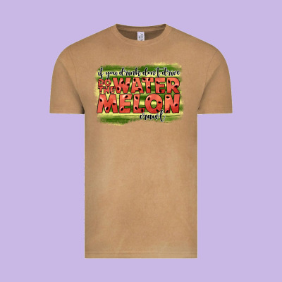 İf You Drink Don't Drive Do The Watermelon Crawl2 Vintage Tee Designed By Jahusdesignshop