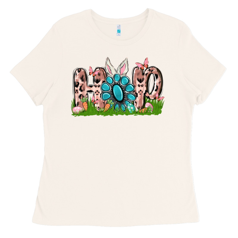 Hop Rabbit Ladies Tee by MaliasSmallBusiness | Teevron