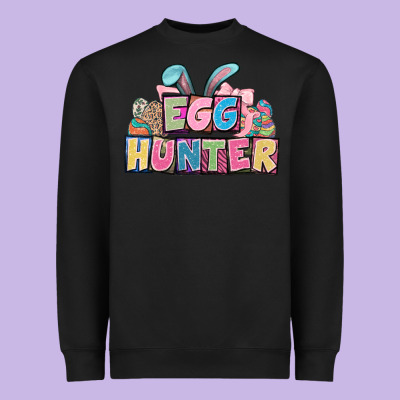Egg Hunter Plate Letters Easter Day Heavyweight Sweatshirt Designed By Howdyjamesfarm