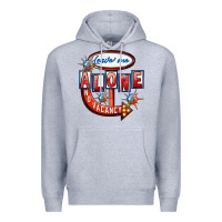 Heather Grey Leave me alone anti Valentine's Day Premium Hoodie - FaDigitalArtStudio