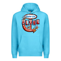 Ocean Blue Leave me alone anti Valentine's Day Premium Hoodie - FaDigitalArtStudio