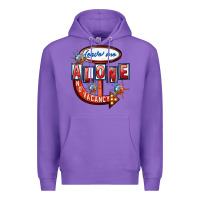Purple Leave me alone anti Valentine's Day Premium Hoodie - FaDigitalArtStudio