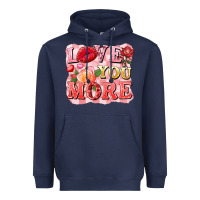 Navy love you more Heavyweight Hoodie - FaDigitalArtStudio