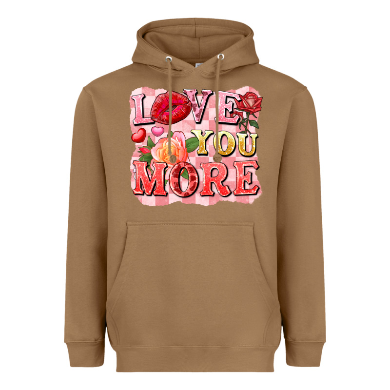 Love You More Heavyweight Hoodie by FaDigitalArtStudio | Teevron