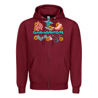 Burgundy gastroenterologist olivia Zipper Hoodie - OliviaCreatesArt