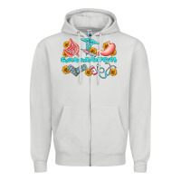 Dove Grey gastroenterologist olivia Zipper Hoodie - OliviaCreatesArt
