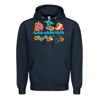 Navy gastroenterologist olivia Zipper Hoodie - OliviaCreatesArt