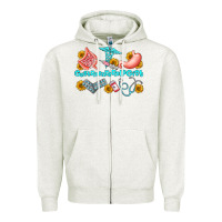 Oatmeal Heather gastroenterologist olivia Zipper Hoodie - OliviaCreatesArt