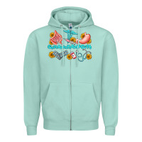 Seafoam gastroenterologist olivia Zipper Hoodie - OliviaCreatesArt