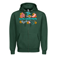 Sports Green gastroenterologist olivia Zipper Hoodie - OliviaCreatesArt