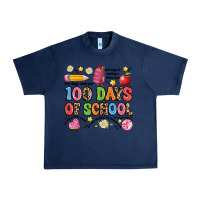 Navy 100 days of school Urban Heavy Tee - Artiststas