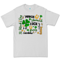 Dove Grey st. patricks day doodle Premium Tee - MaliasSmallBusiness