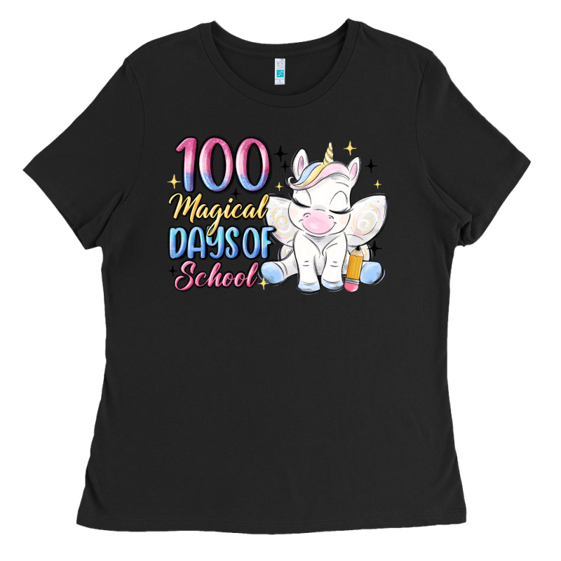 100 Magical Days Of School Ladies Tee by MaliasSmallBusiness | Teevron