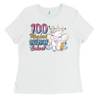 White 100 magical days of school Ladies Tee - MaliasSmallBusiness