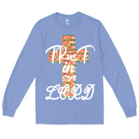 Colony Blue Trust In The Lord Long Sleeve Tee - Bettercallsaul
