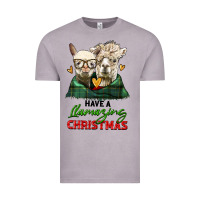 Vintage Zinc have a llamazing christmas alpaca head Vintage Tee - LillyAllenDesigns