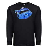 Black Chin Guard Fa Element 1 Premium Sweatshirt - FaDigitalArtStudio
