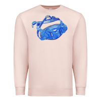 Pale Pink Chin Guard Fa Element 1 Premium Sweatshirt - FaDigitalArtStudio