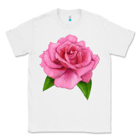 White Perfume Delight Rose Classic Tee - LillyAllenDesigns