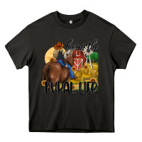 Asphalt livin the rural life Heavy Core Tee - MaliasSmallBusiness