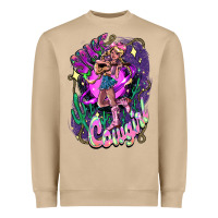 Mushroom Space cowgirl Heavyweight Sweatshirt - HowdyJamesFarm