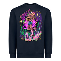 Navy Space cowgirl Heavyweight Sweatshirt - HowdyJamesFarm