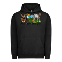 Pigment Black peace love boer goat Urban Hoodie - LillyAllenDesigns