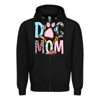 Black Easter dog mom Zipper Hoodie - OliviaCreatesArt