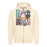 Sandshell Easter dog mom Zipper Hoodie - OliviaCreatesArt