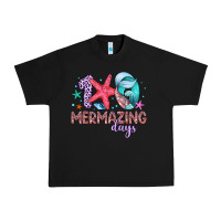 Black 100 mermazing days Urban Heavy Tee - Artiststas