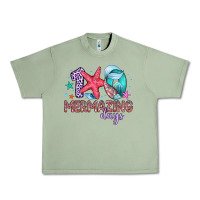Oil Green 100 mermazing days Urban Heavy Tee - Artiststas
