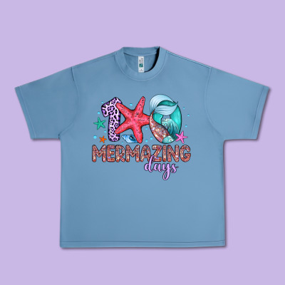 100 Mermazing Days Urban Heavy Tee Designed By Artiststas