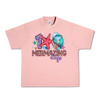 Salmon 100 mermazing days Urban Heavy Tee - Artiststas