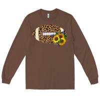 Chestnut Leopard Print Footbal Long Sleeve Tee - Bettercallsaul