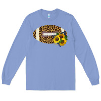 Colony Blue Leopard Print Footbal Long Sleeve Tee - Bettercallsaul
