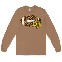 Toasted Coconut Leopard Print Footbal Long Sleeve Tee - Bettercallsaul