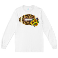 White Leopard Print Footbal Long Sleeve Tee - Bettercallsaul