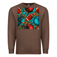 Chestnut american football helmet with leopard and gemstone Premium Sweatshirt - BundleAndBundleShop