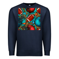 Navy american football helmet with leopard and gemstone Premium Sweatshirt - BundleAndBundleShop