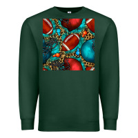 Sports Green american football helmet with leopard and gemstone Premium Sweatshirt - BundleAndBundleShop