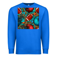 True Royal american football helmet with leopard and gemstone Premium Sweatshirt - BundleAndBundleShop