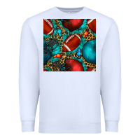 White american football helmet with leopard and gemstone Premium Sweatshirt - BundleAndBundleShop