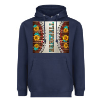 Navy baseball with sunflower and gemstone tumbler Heavyweight Hoodie - BundleAndBundleShop