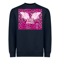 Navy love angel Heavyweight Sweatshirt - TumblerDesignByShophia