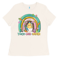 Bone teach love inspire rainbow Ladies Tee - MaliasSmallBusiness