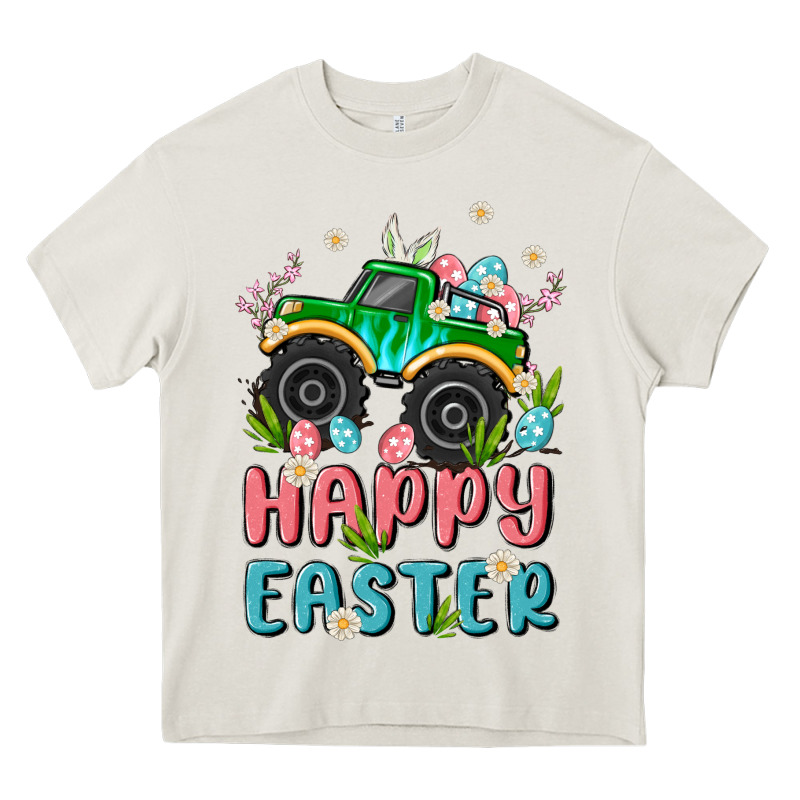Easter Monster Truck Heavy Core Tee by MaliasSmallBusiness | Teevron