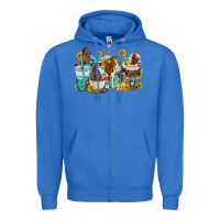 True Royal horses coffee cups Zipper Hoodie - OliviaCreatesArt