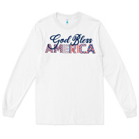 White God Bless America Long Sleeve Tee - Bettercallsaul